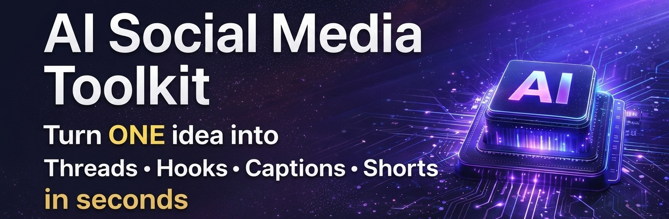ForgeSocial – AI Social Media Toolkit